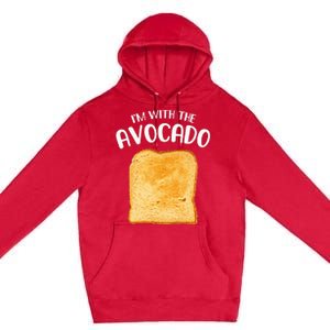 Avocado Toast Halloween Costume Hilariously Clever! Premium Pullover Hoodie