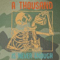 A Thousand Is Never Enough Skeleton Sober Sobriety Recovery Legacy Tie Dye Trucker Hat