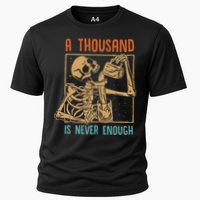 A Thousand Is Never Enough Skeleton Sober Sobriety Recovery Performance Shirt