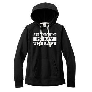 Axe Throwing Is Competition Throwing Axe On A Ax Throwing Women's Fleece Hoodie