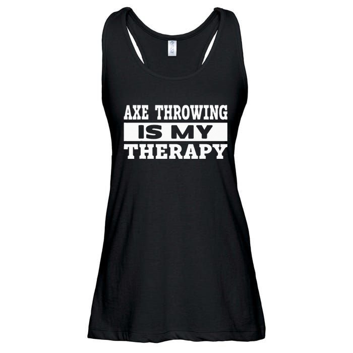 Axe Throwing Is Competition Throwing Axe On A Ax Throwing Ladies Essential Flowy Tank