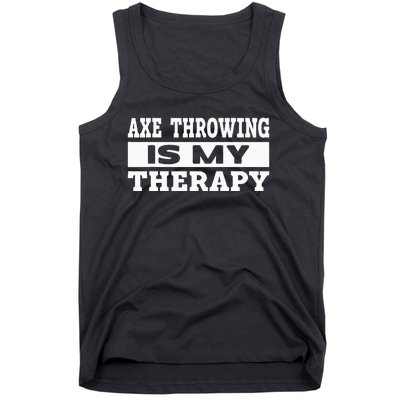 Axe Throwing Is Competition Throwing Axe On A Ax Throwing Tank Top