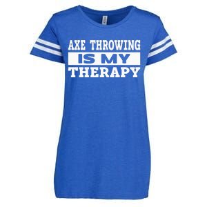 Axe Throwing Is Competition Throwing Axe On A Ax Throwing Enza Ladies Jersey Football T-Shirt