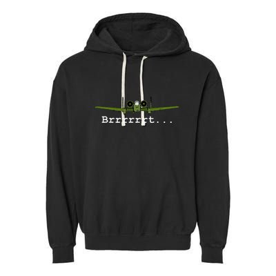 A10 Thunderbolt Ii Warthog Funny Graphic Garment-Dyed Fleece Hoodie