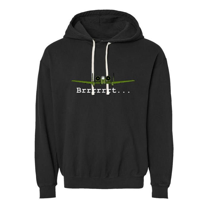 A10 Thunderbolt Ii Warthog Funny Graphic Garment-Dyed Fleece Hoodie
