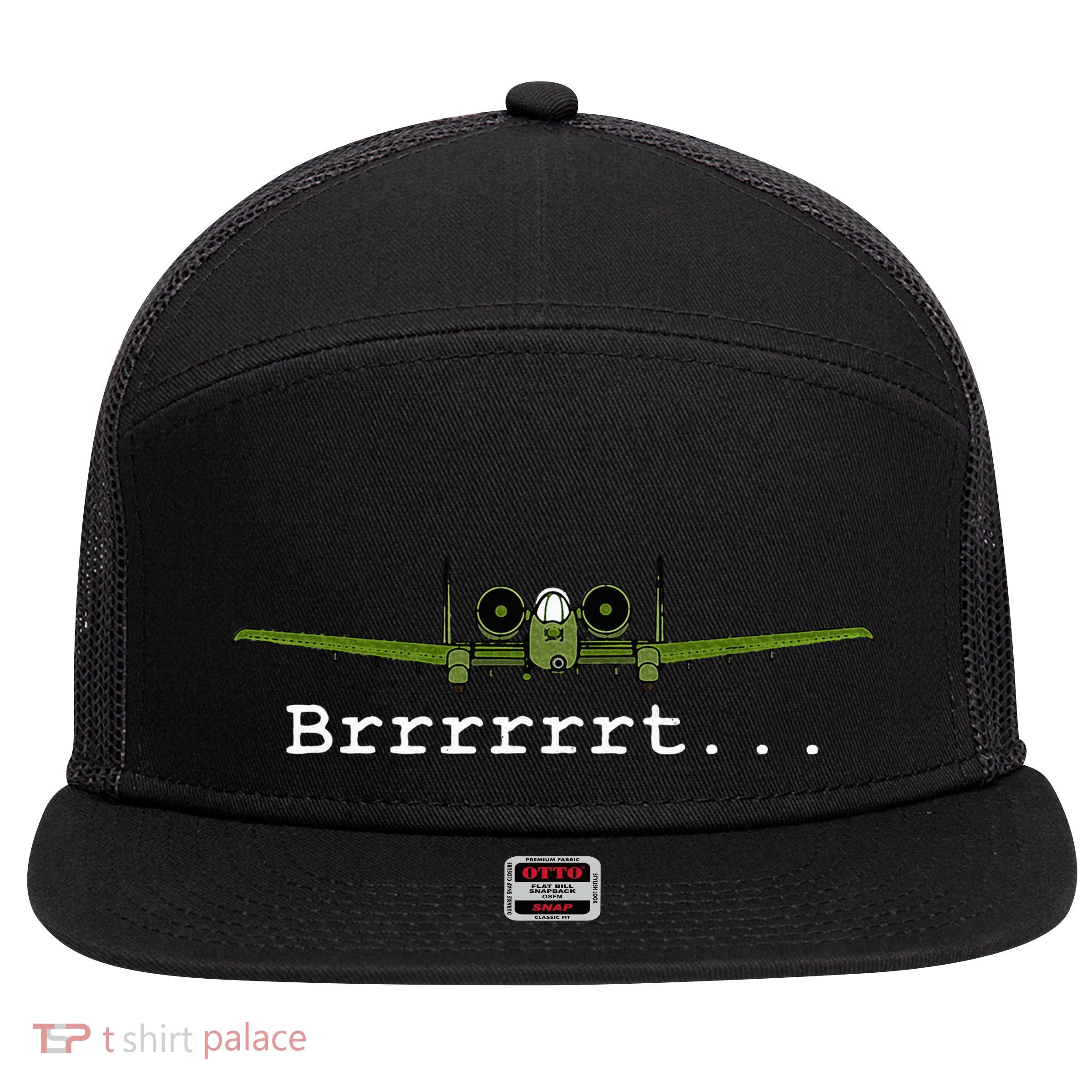A10 Thunderbolt Ii Warthog Funny Graphic 7 Panel Mesh Trucker Snapback Hat