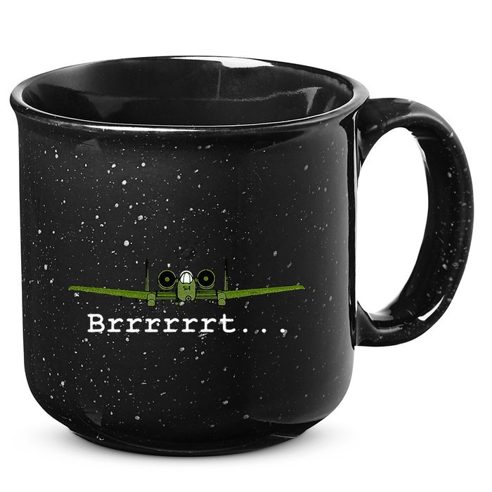 A10 Thunderbolt Ii Warthog Funny Graphic 15oz Campfire Ceramic Mug