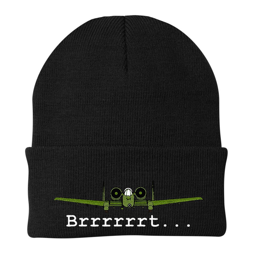 A10 Thunderbolt Ii Warthog Funny Graphic Beanie