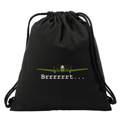 A10 Thunderbolt Ii Warthog Funny Graphic Drawstring Bag