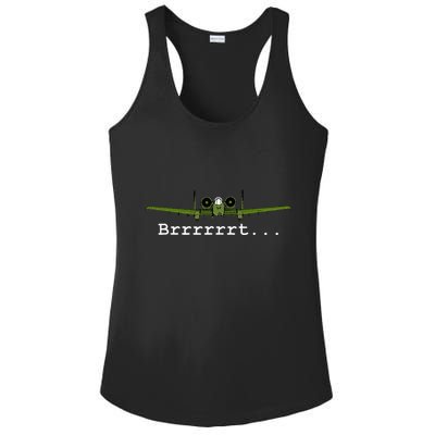 A10 Thunderbolt Ii Warthog Funny Graphic Ladies PosiCharge Competitor Racerback Tank
