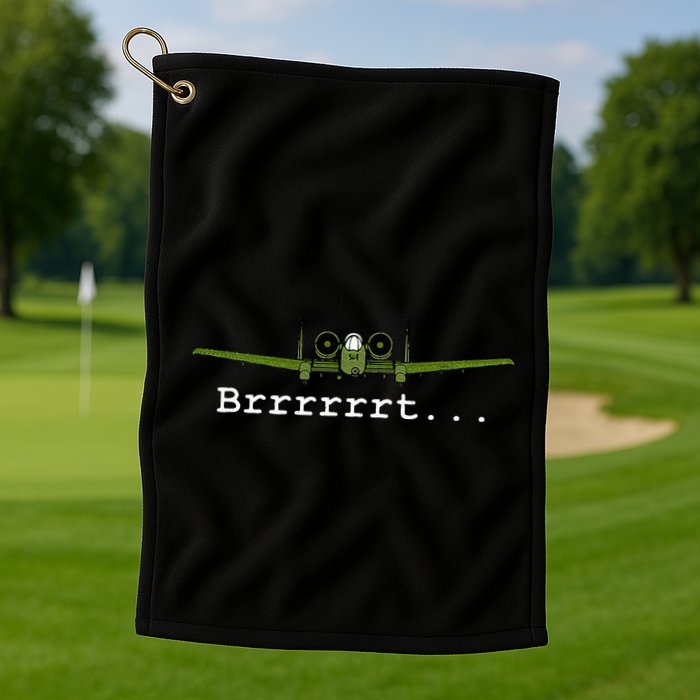 A10 Thunderbolt Ii Warthog Funny Graphic Golf Towel