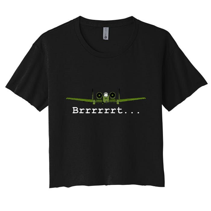A10 Thunderbolt Ii Warthog Funny Graphic Crop Top