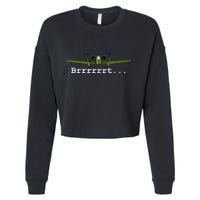 A10 Thunderbolt Ii Warthog Funny Graphic Cropped Pullover Crew