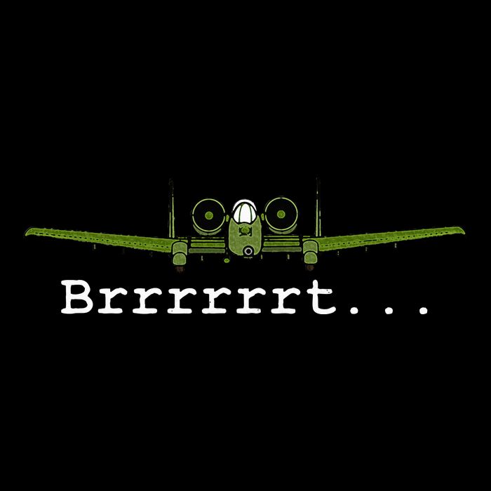 A10 Thunderbolt Ii Warthog Funny Graphic Cropped Pullover Crew