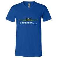 A10 Thunderbolt Ii Warthog Funny Graphic V-Neck T-Shirt