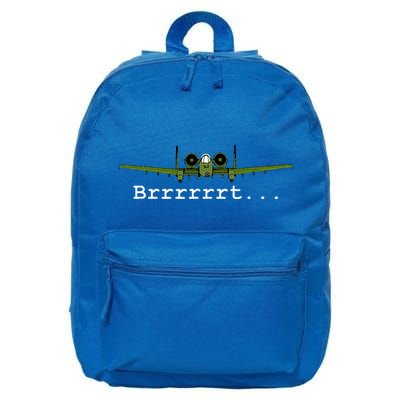 A10 Thunderbolt Ii Warthog Funny Graphic 16 in Basic Backpack