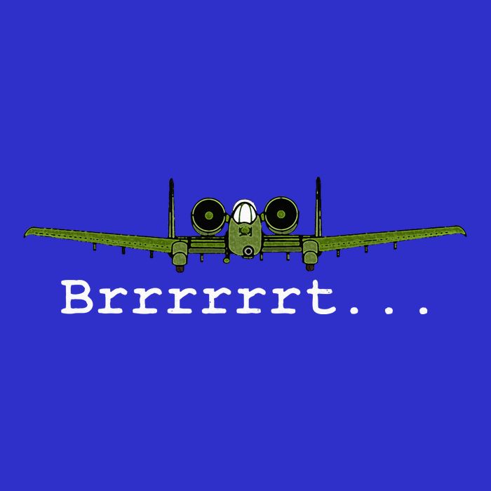 A10 Thunderbolt Ii Warthog Funny Graphic Pom Pom 12in Knit Beanie