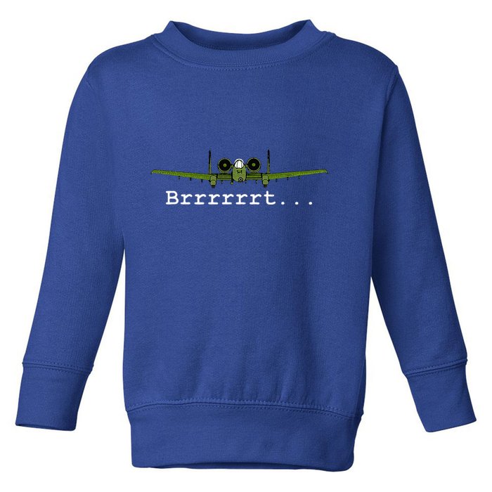 A10 Thunderbolt Ii Warthog Funny Graphic Toddler Sweatshirt