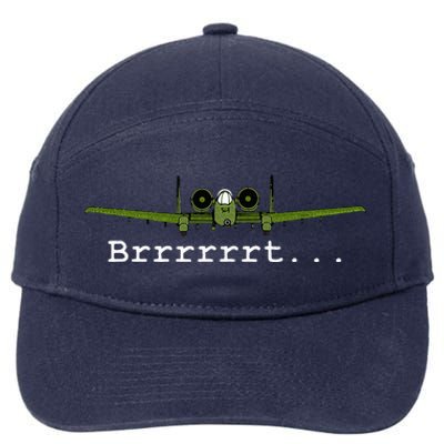 A10 Thunderbolt Ii Warthog Funny Graphic 7-Panel Snapback Hat