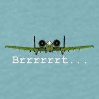 A10 Thunderbolt Ii Warthog Funny Graphic Sueded Cloud Jersey T-Shirt