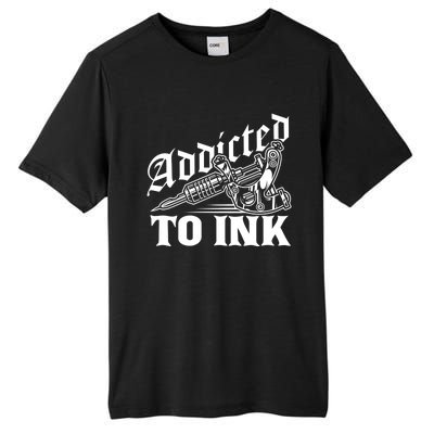 Addicted To Ink Tattoo Lover Tattoo Artist Tall Fusion ChromaSoft Performance T-Shirt