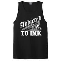 Addicted To Ink Tattoo Lover Tattoo Artist PosiCharge Competitor Tank