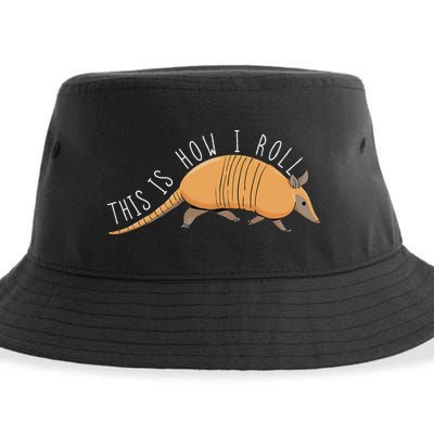 Armadillo This Is How I Roll Wildlife Armored Shell Sustainable Bucket Hat