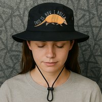 Armadillo This Is How I Roll Wildlife Armored Shell Bucket Hat