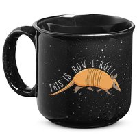 Armadillo This Is How I Roll Wildlife Armored Shell 15oz Campfire Ceramic Mug