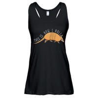 Armadillo This Is How I Roll Wildlife Armored Shell Ladies Essential Flowy Tank