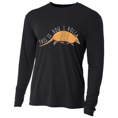 Armadillo This Is How I Roll Wildlife Armored Shell Cooling Performance Long Sleeve Crew
