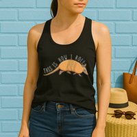 Armadillo This Is How I Roll Wildlife Armored Shell Womens Tank Top