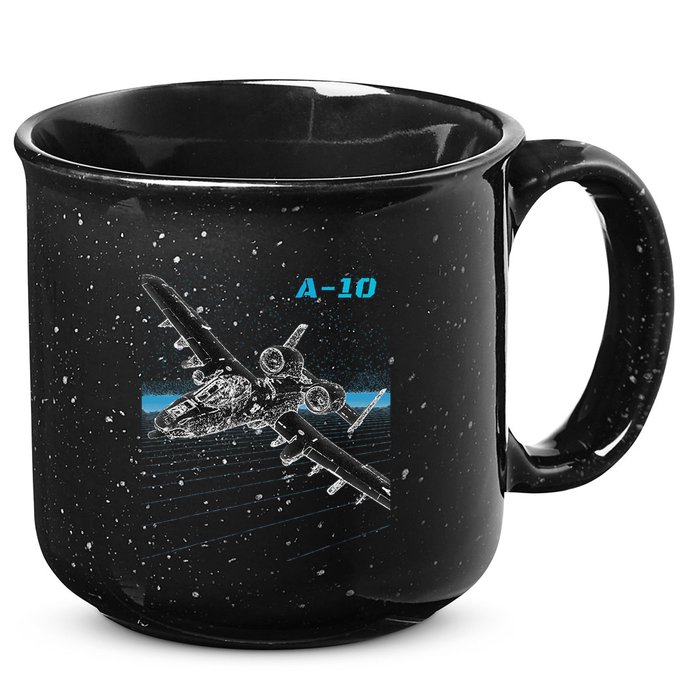 A10 Thunderbolt Ii 15oz Campfire Ceramic Mug
