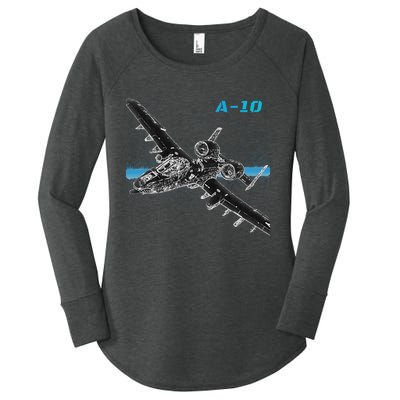 A10 Thunderbolt Ii Women's Perfect Tri Tunic Long Sleeve Shirt