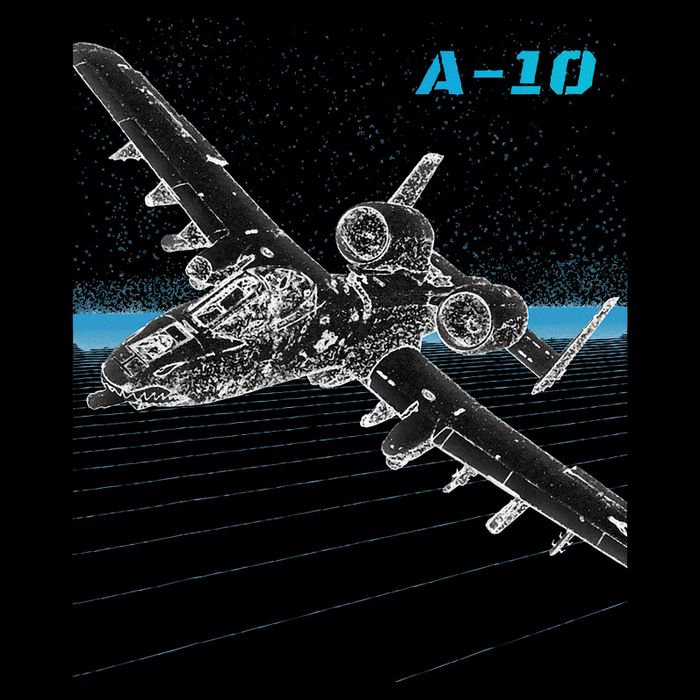 A10 Thunderbolt Ii Flat Bill Trucker Hat