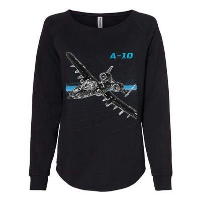 A10 Thunderbolt Ii Womens California Wash Sweatshirt