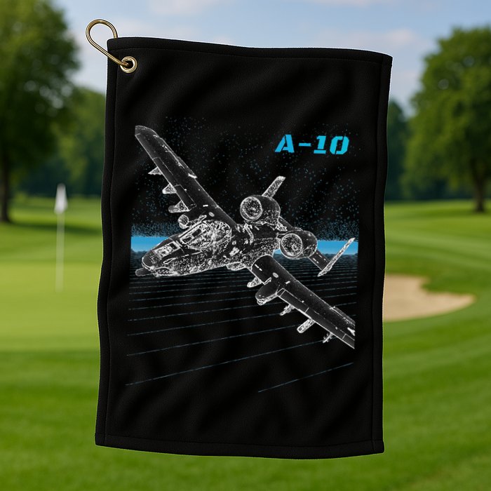 A10 Thunderbolt Ii Golf Towel