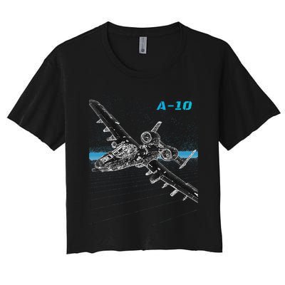 A10 Thunderbolt Ii Women's Crop Top Tee