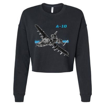 A10 Thunderbolt Ii Cropped Pullover Crew