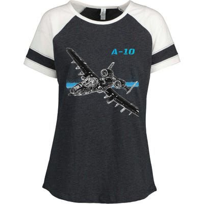 A10 Thunderbolt Ii Enza Ladies Jersey Colorblock Tee