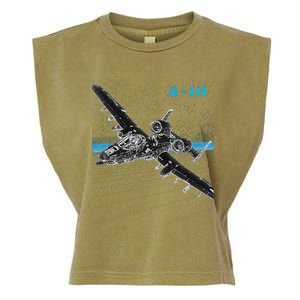 A10 Thunderbolt Ii Garment-Dyed Women's Muscle Tee