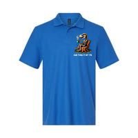 And Then It Hit Me Dinosaur Trex Skeleton Coffee Halloween Gift Softstyle Adult Sport Polo