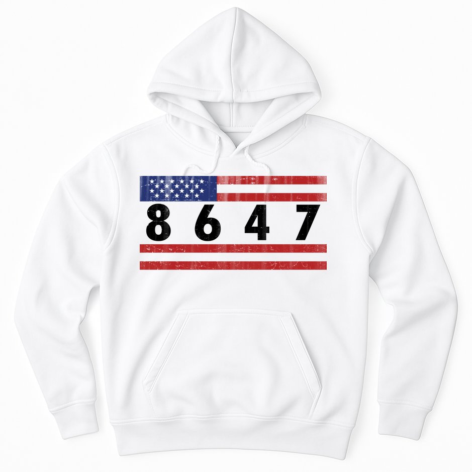 Anti Trump Impeach 47 8647 47th President US Flag Hoodie