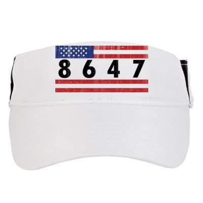 Anti Trump Impeach 47 8647 47th President US Flag Adult Drive Performance Visor