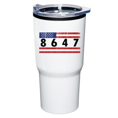 Anti Trump Impeach 47 8647 47th President US Flag Tumbler