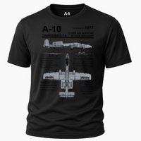 A10 Thunderbolt Ii Warthog Military Jet Spec Diagram Performance Shirt
