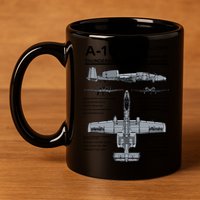 A10 Thunderbolt Ii Warthog Military Jet Spec Diagram 11oz C Handle Ceramic Mug