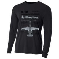 A10 Thunderbolt Ii Warthog Military Jet Spec Diagram Cooling Performance Long Sleeve Crew