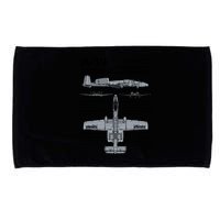 A10 Thunderbolt Ii Warthog Military Jet Spec Diagram Microfiber Hand Towel