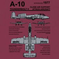 A10 Thunderbolt Ii Warthog Military Jet Spec Diagram 16oz Travel Tumbler